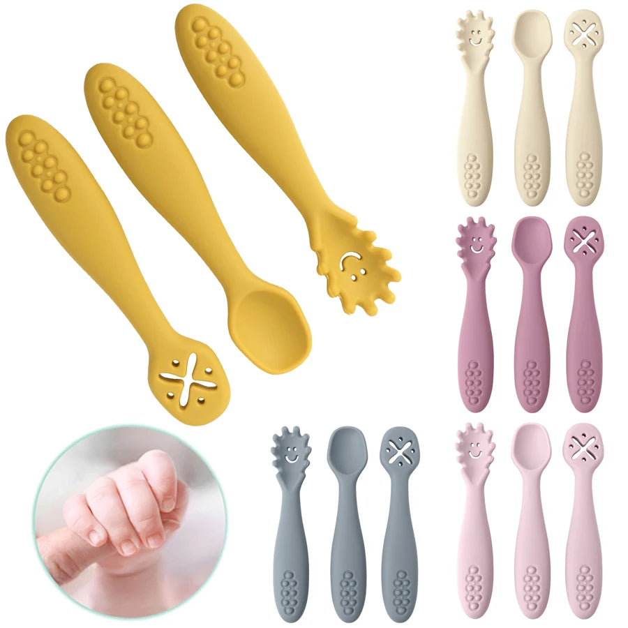 Silicone Baby Utensils Set