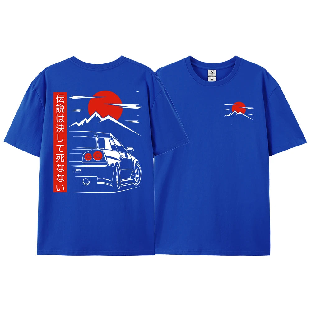 Japanese Style Car JDM Culture GTR Racing T-Shirt