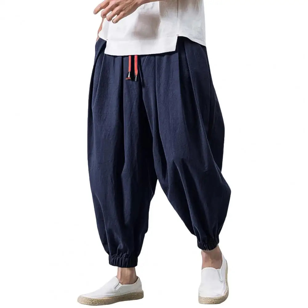 Men’s Baggy Casual Drawstring Harem Pants