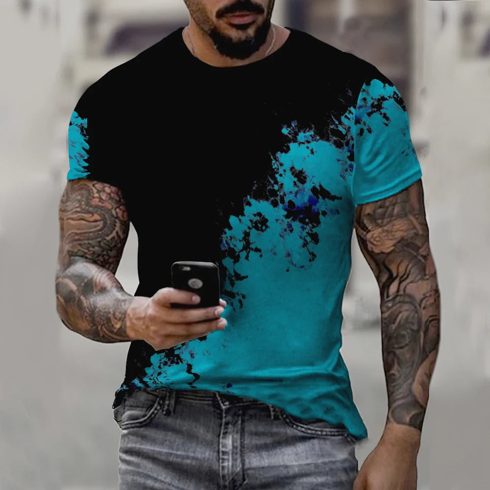 Unisex Graffiti 3D Print T-Shirt