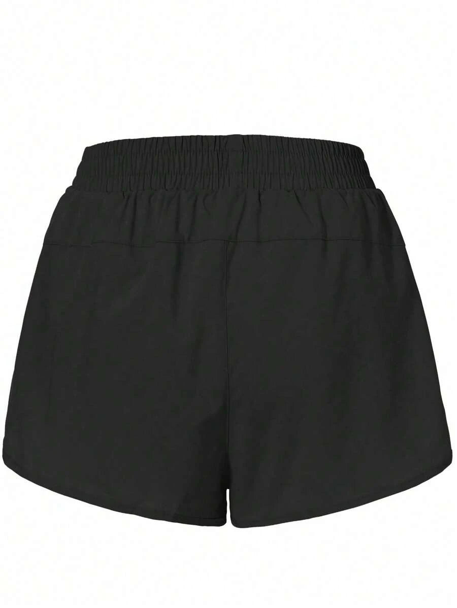 Unisex Running Sports Shorts with Zipper Pockets | Elastic Waist Activewear