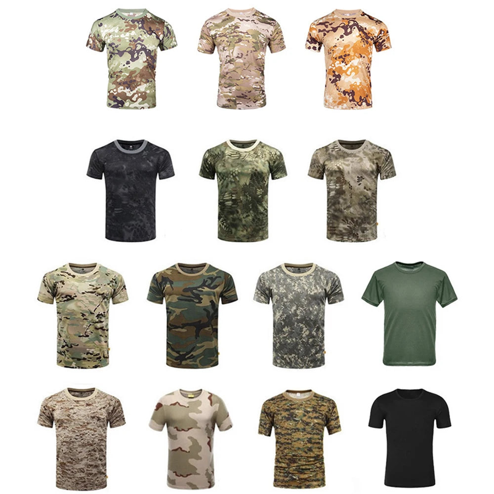 Men’s 3D Camouflage Outdoor T-Shirt