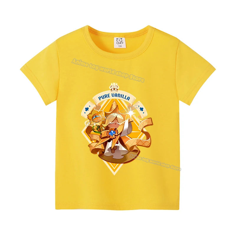 Kids’ Cookie Run Kingdom T-Shirt | Unisex Summer Cotton Tee