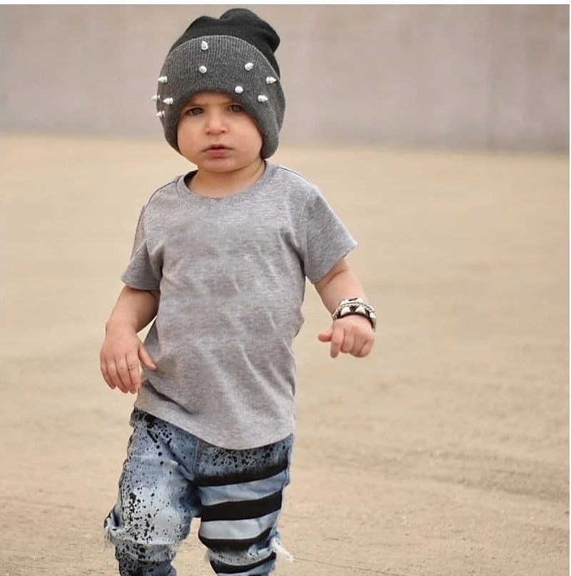 Kids Cotton Short Sleeve T-Shirt