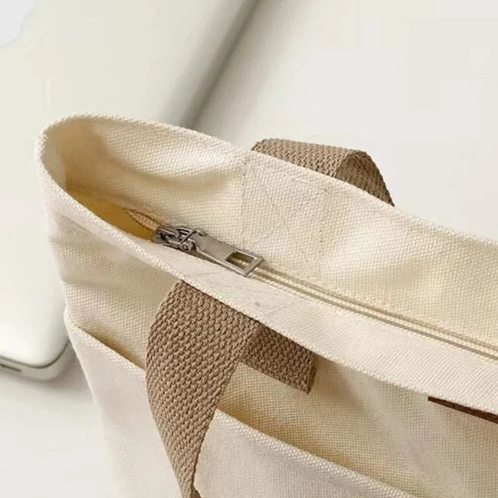 Canvas Large Capacity Commuter Tote