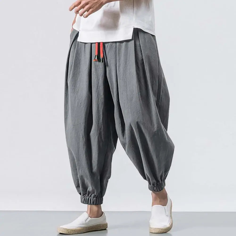 Men’s Baggy Casual Drawstring Harem Pants