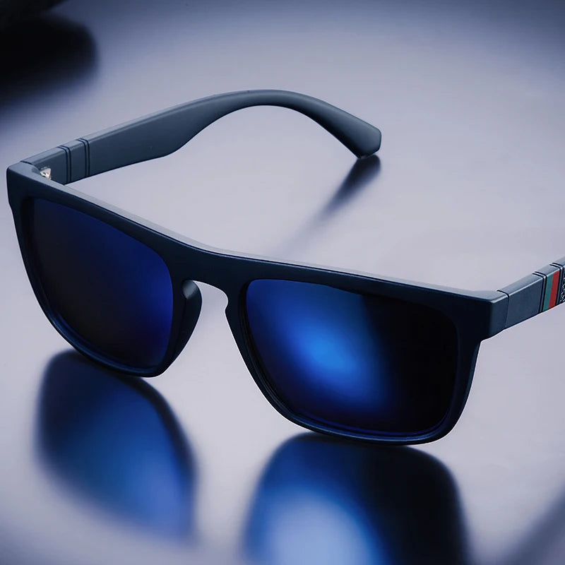 Vintage Square Polarized Sunglasses – UV400 Retro Eyewear