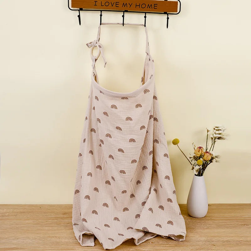 Breathable Cotton Baby Nursing Cover
