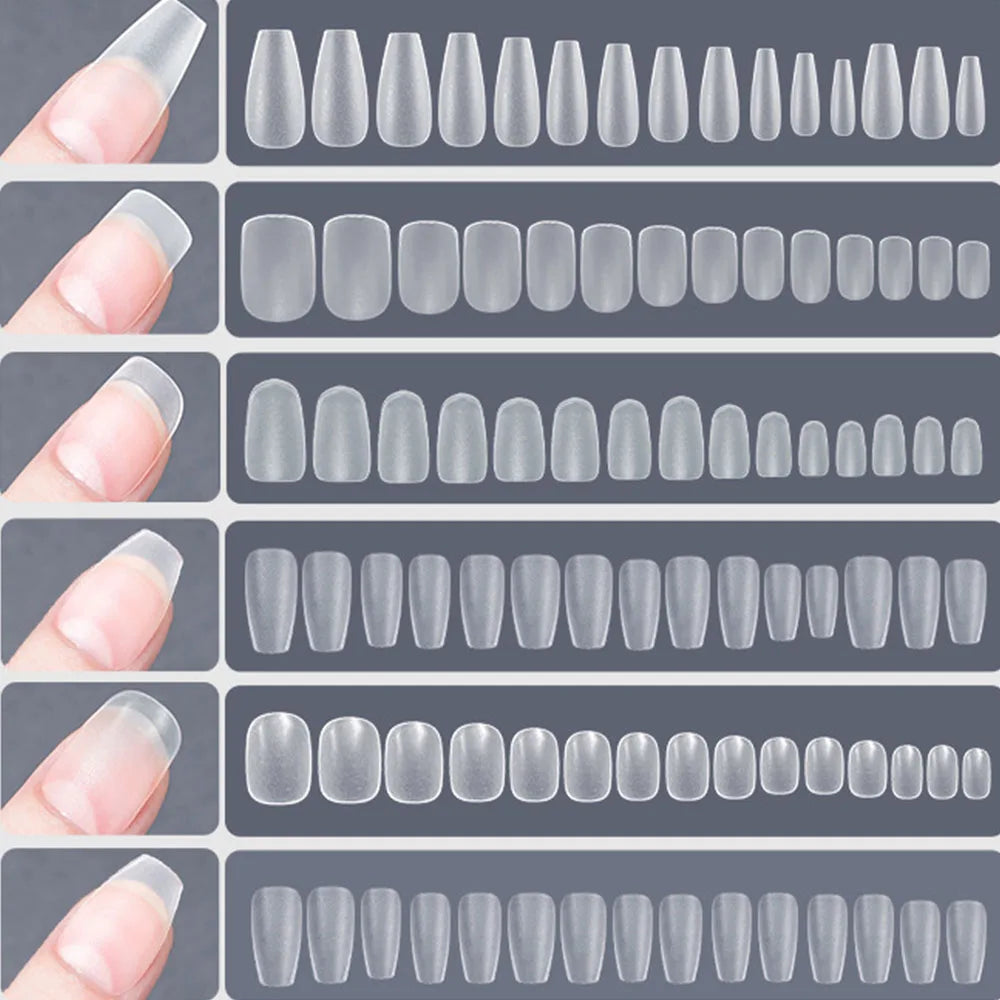 120pcs Matte Press On Nail Tips