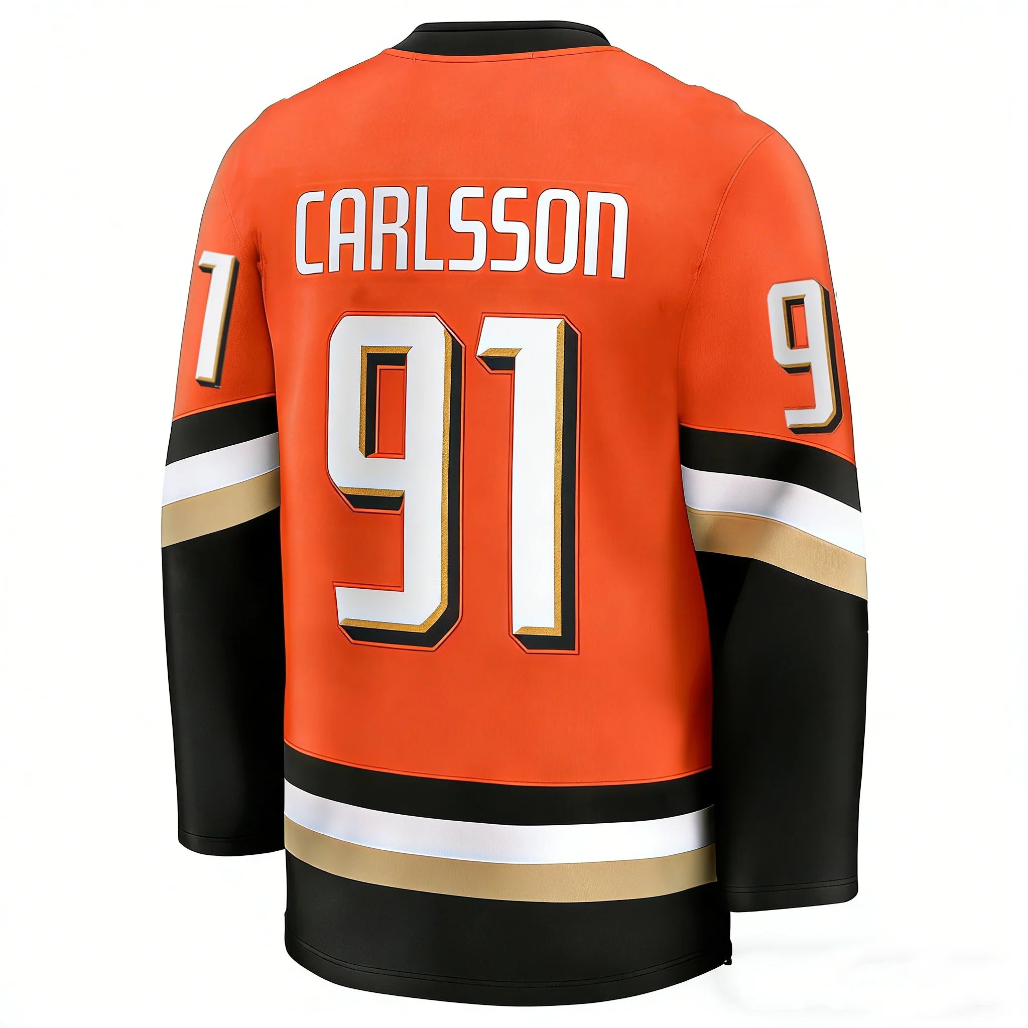 Ice Hockey Jersey | Duck Logo 3D HD Print Long-Sleeve Sports Shirt