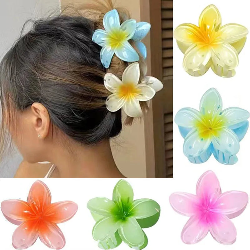 Fashion Flower Hair Claw Clip for Women & Girls