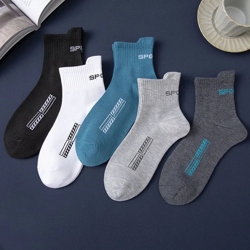 Breathable Cotton Socks for Men 10 Pairs