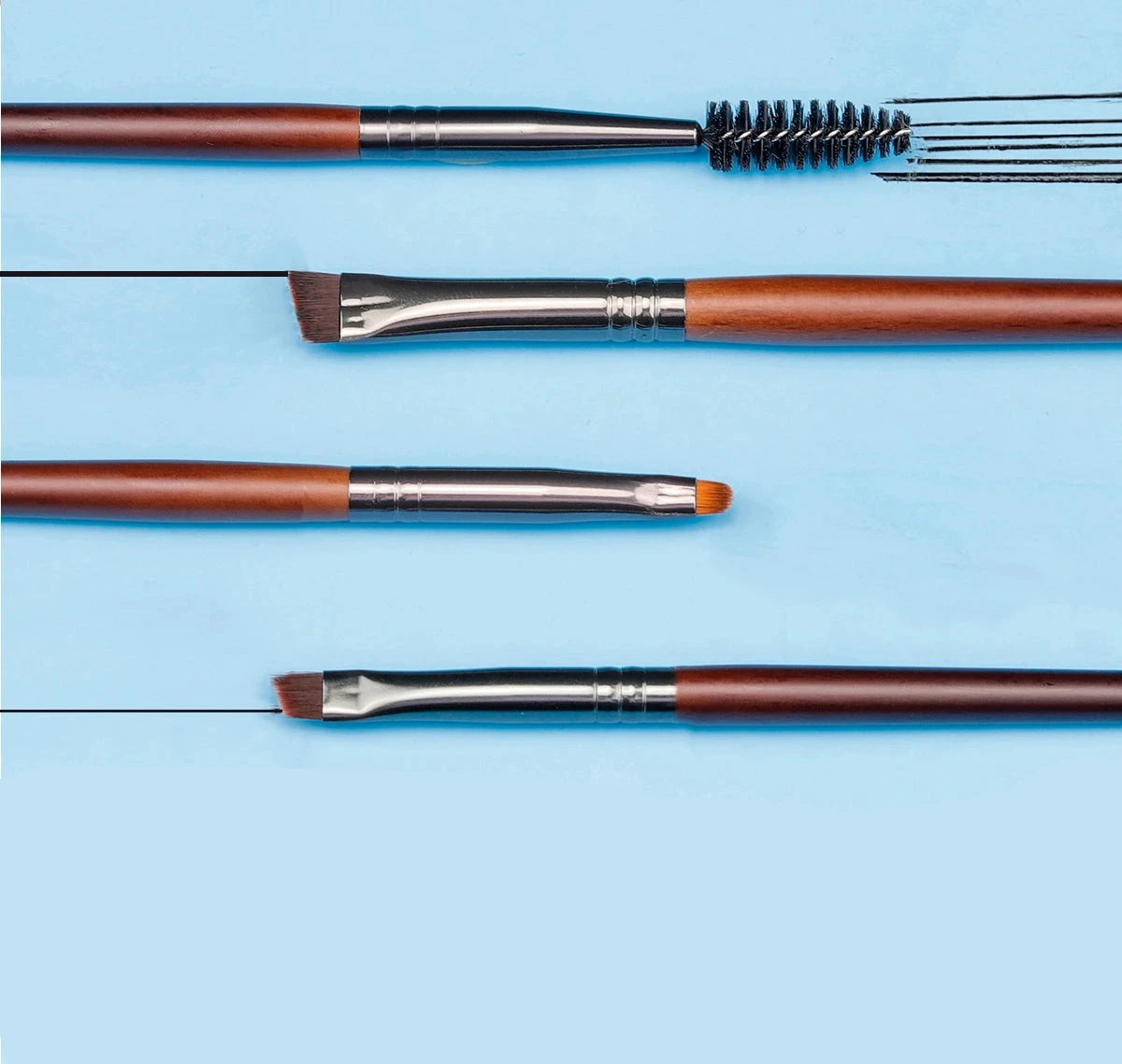 OVW Professional 24-Piece Makeup Brush Set – Premium Goat Hair & Synthetic Fibers