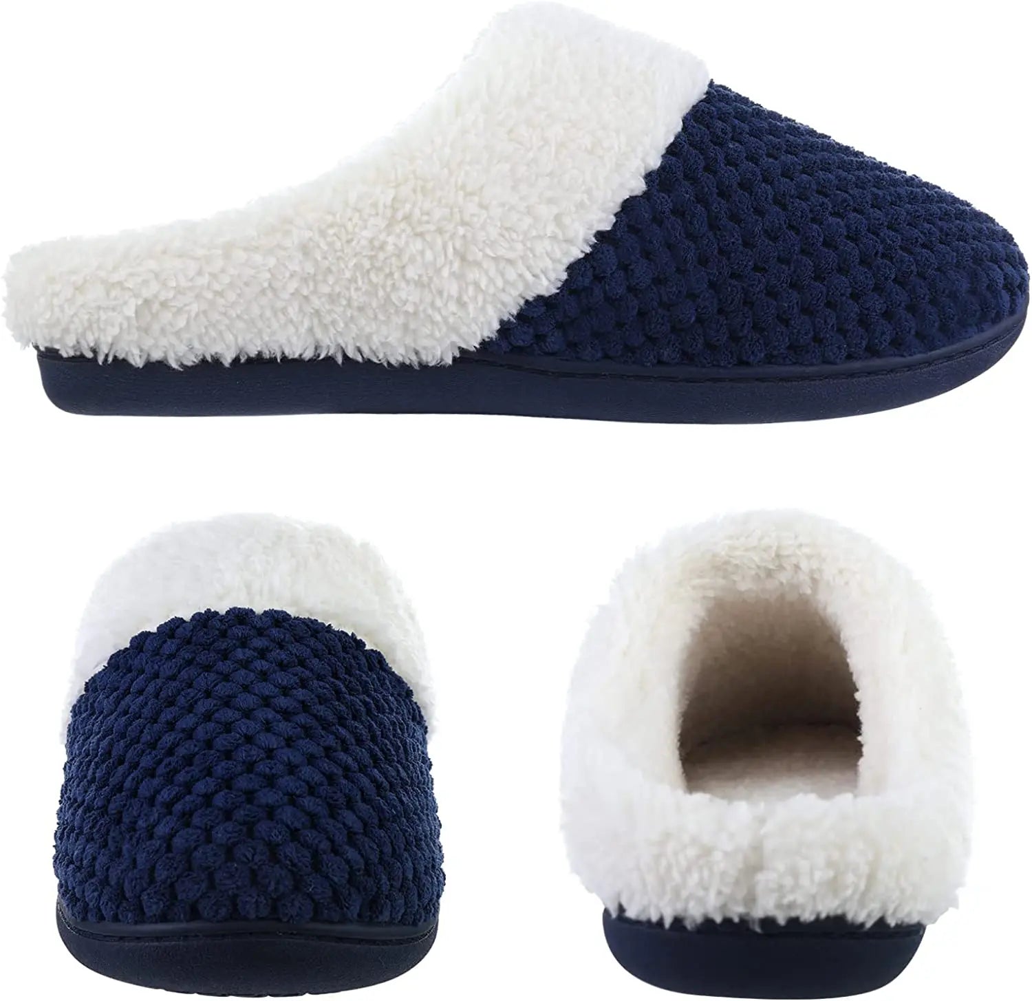 Winter Women’s Fluffy Memory Foam Slippers | Warm, Cozy & Anti-Slip