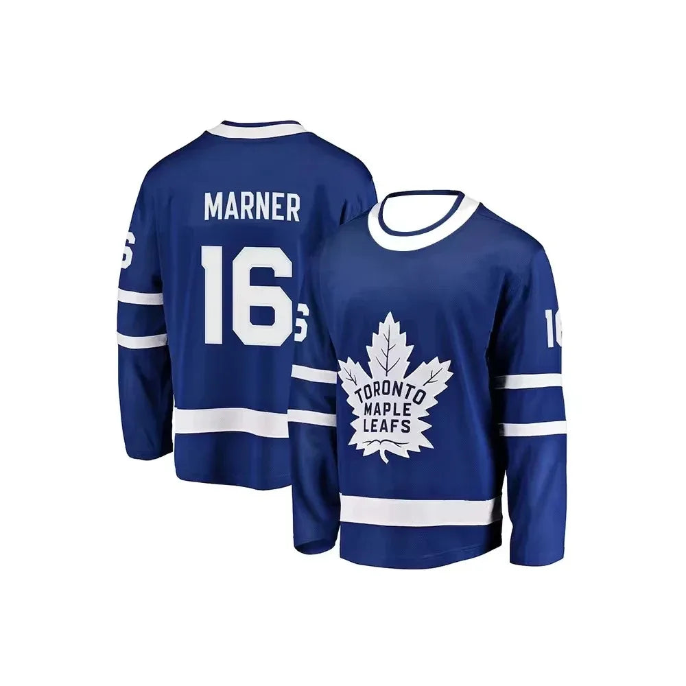 Trendy Maple Leaf Hockey Long Sleeve T-Shirt | Men’s Breathable Sports Training Jersey