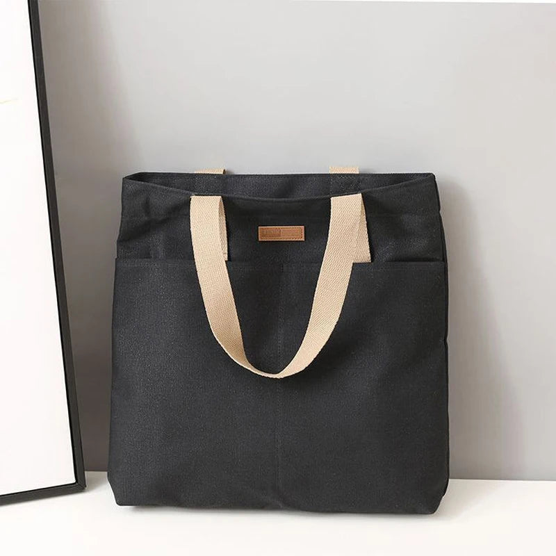 Canvas Large Capacity Tote Bag