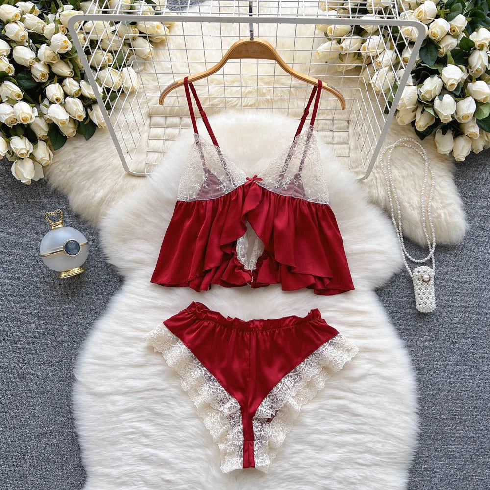Bunny Girl Wrapped Chest Playsuit Sexy Slim Fit Lingerie