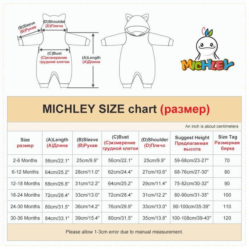 Halloween Winter Baby Rompers