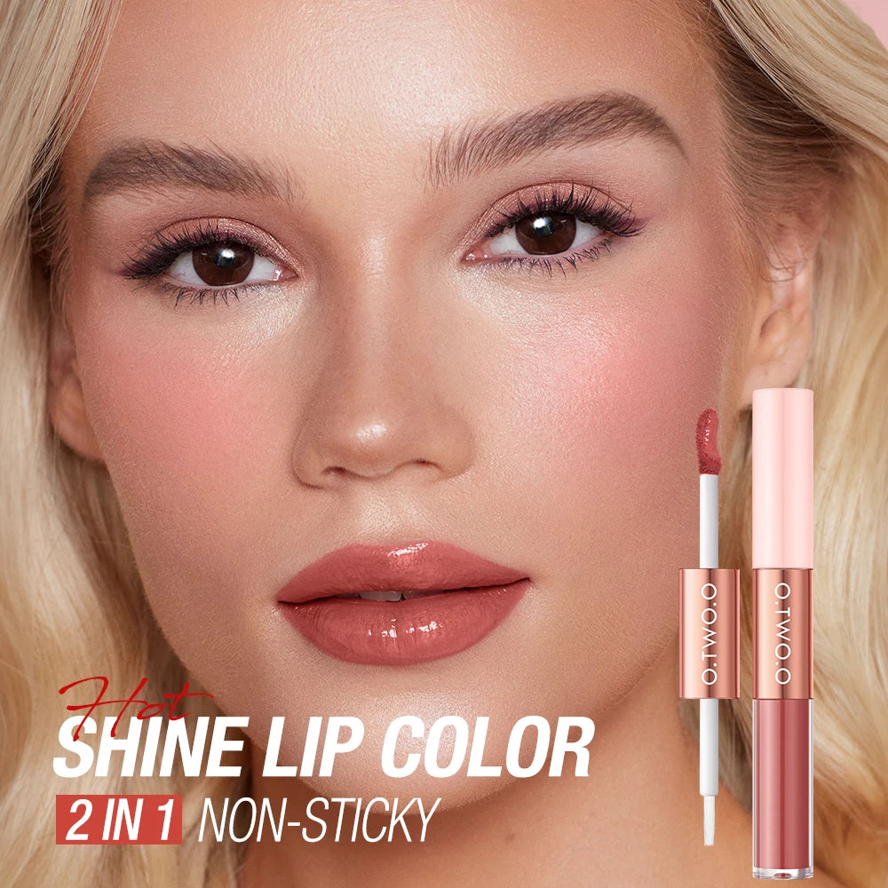 Double Head Matte Lipstick & Lip Gloss