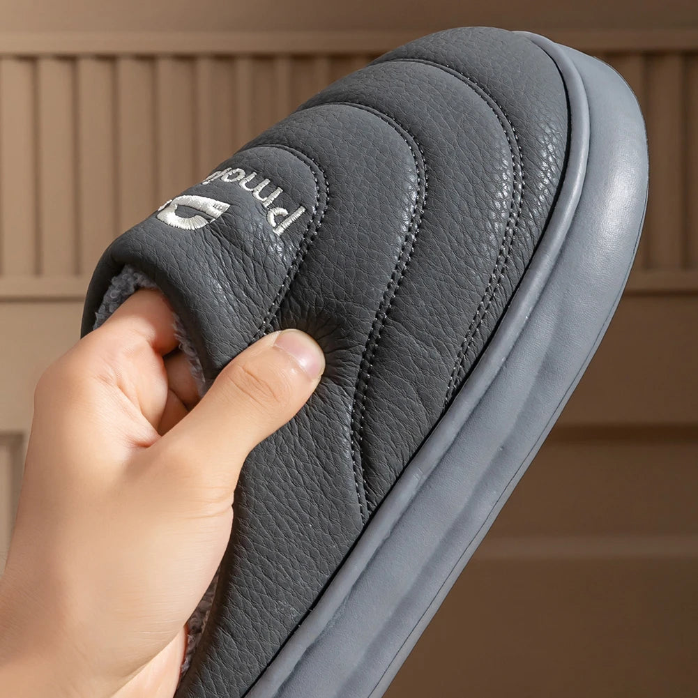 Men’s Warm EVA Memory Foam Slippers | Comfortable Indoor Shoes