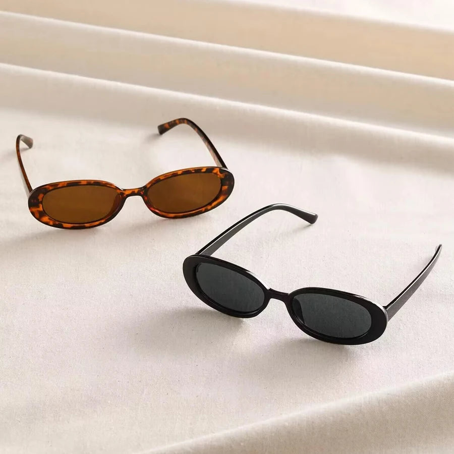 Vintage Oval Sunglasses for Women