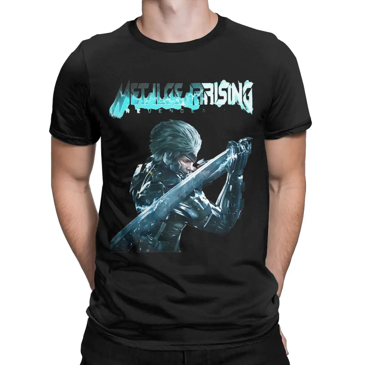 Metal Gear Solid 3 Snake & Raiden Graphic T-Shirt | Cotton Casual Game Tee