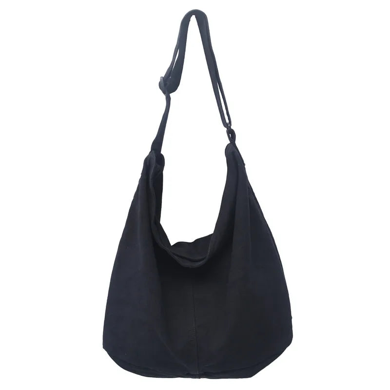 Women’s Canvas Large-Capacity Shoulder & Crossbody Bag