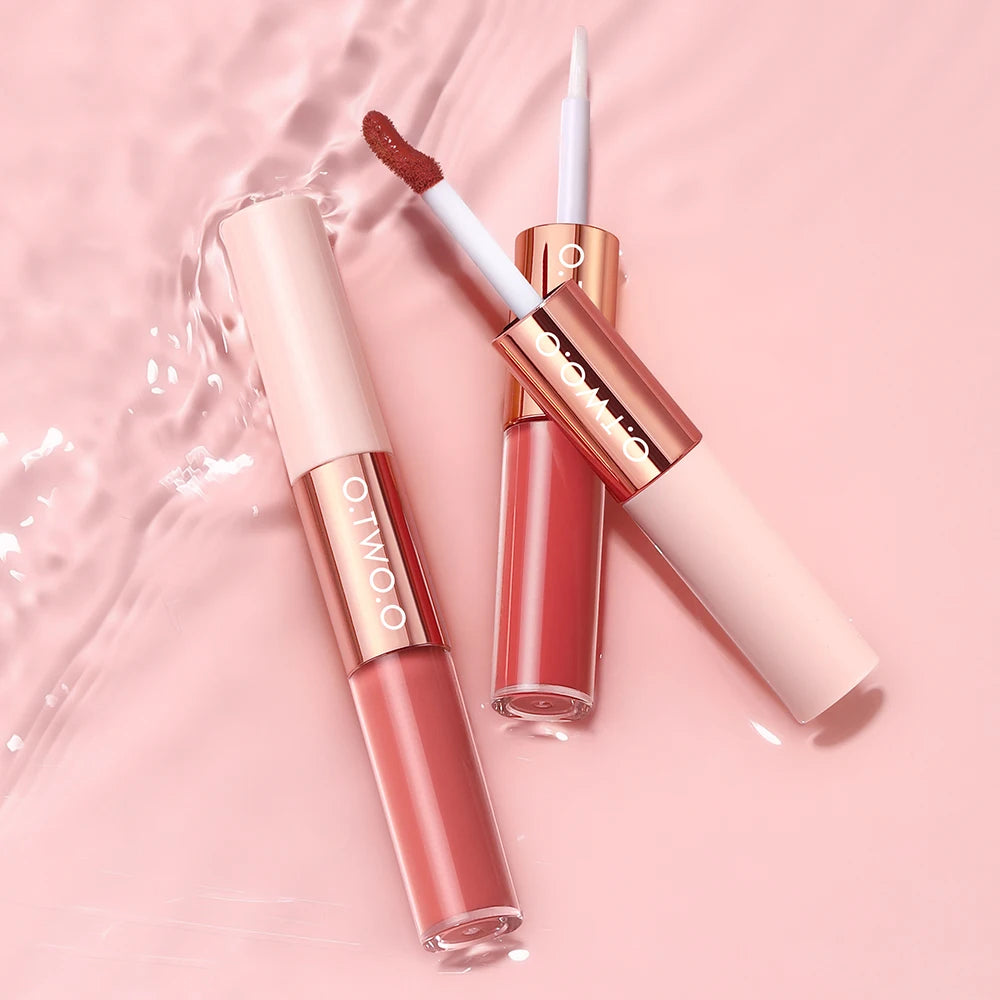 Double Head Matte Lipstick & Lip Gloss