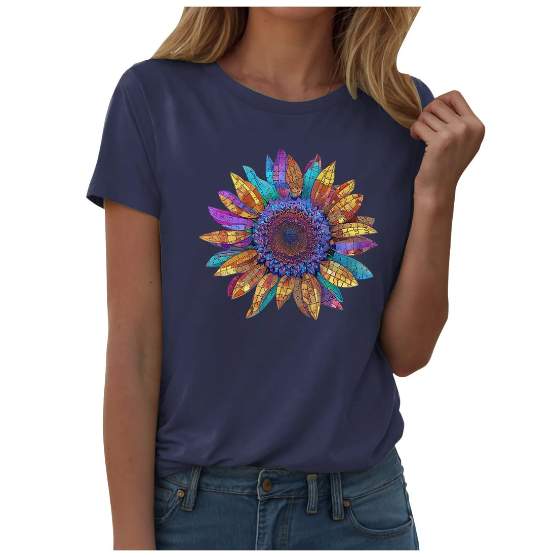 Sunflower Graphic T-Shirt for Women