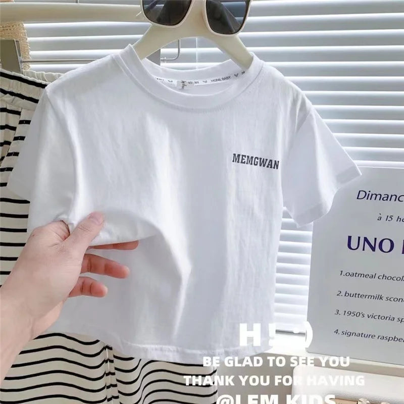 Summer Girls T-Shirt Clothing Set