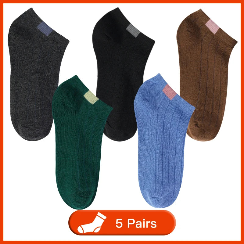 Women’s Solid Casual Cotton Ankle Socks - Amazing G