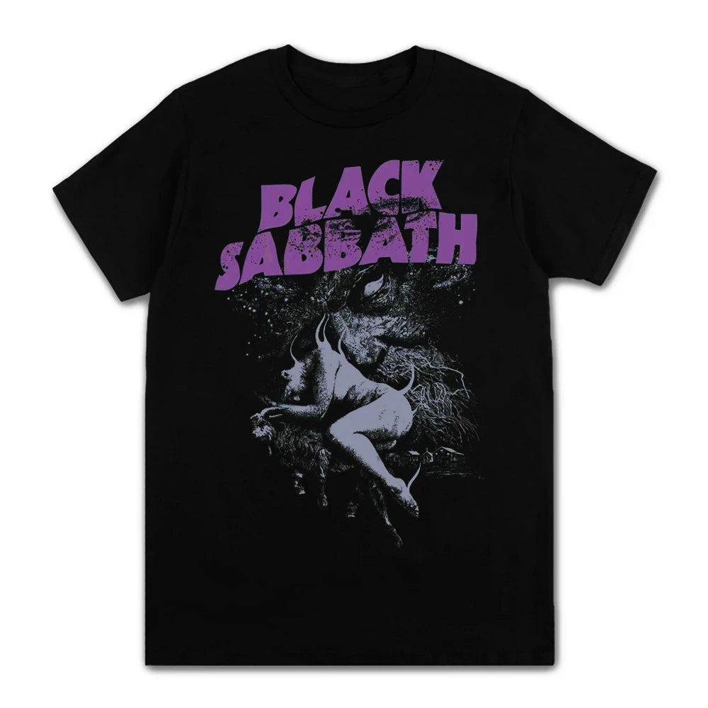 Black Metal Rock Band Graphic T-Shirt