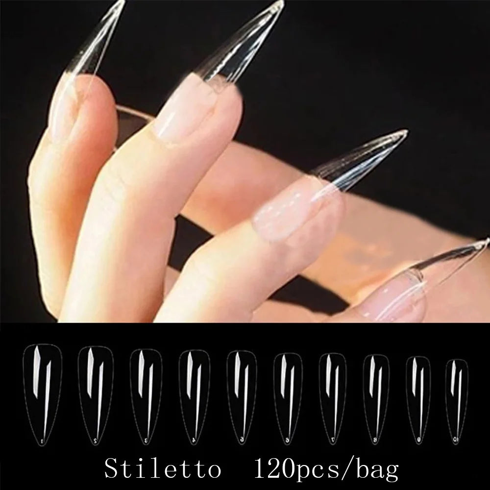 120pcs Matte Press On Nail Tips