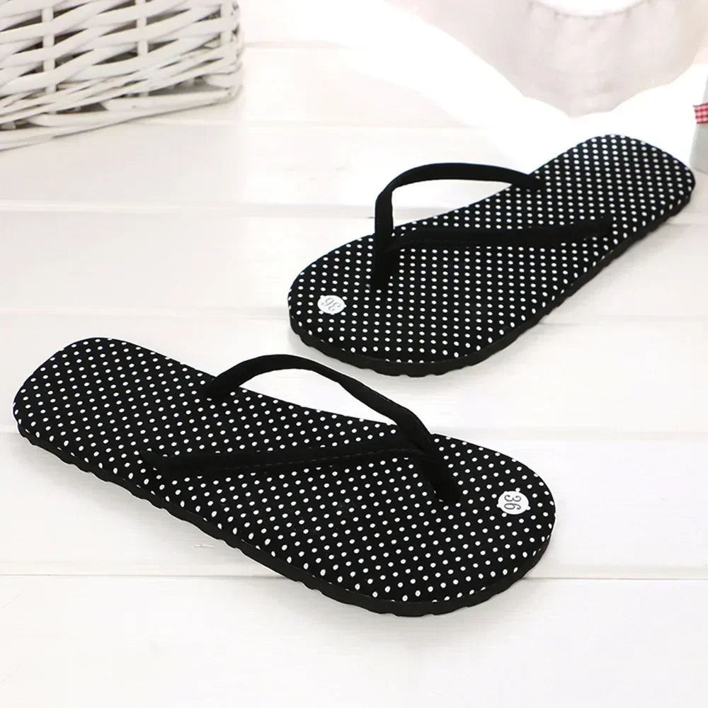 Summer Leopard Rubber Flip-Flops
