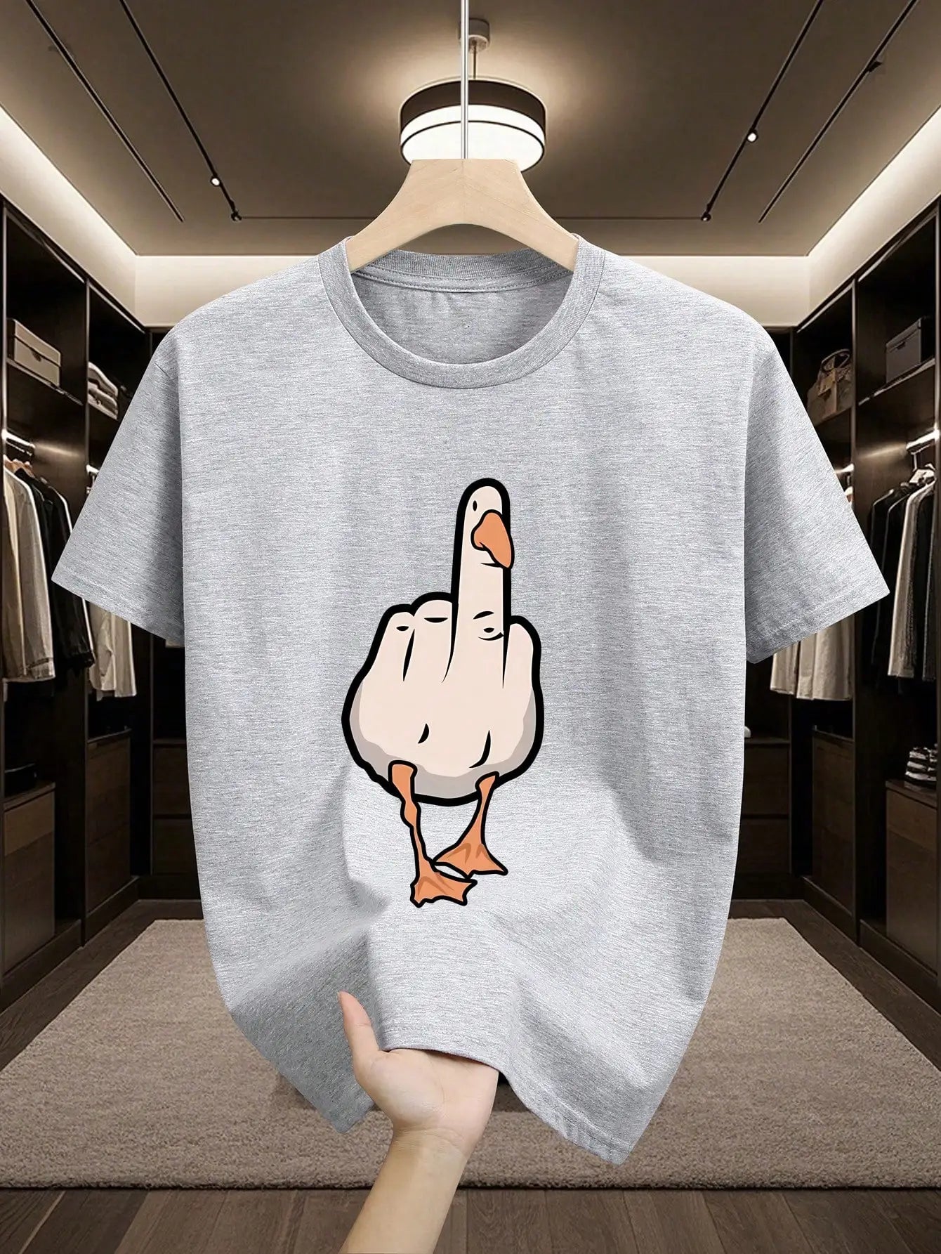 Men’s Summer 100% Cotton Casual Graphic T-Shirt | Breathable Loose Fit Short Sleeve Tee