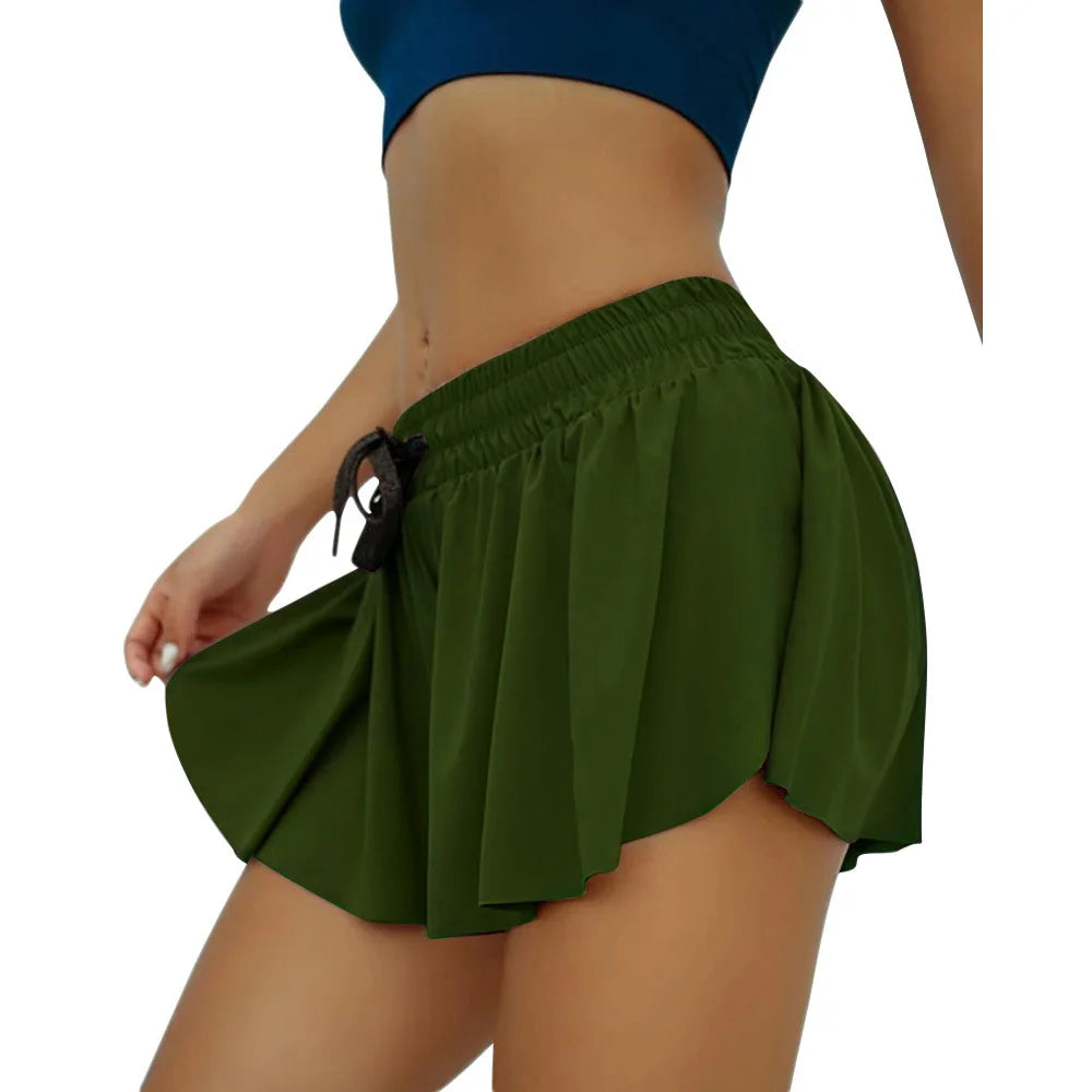 Women’s High-Waist Pleated Skort Shorts | Sporty Summer Streetwear