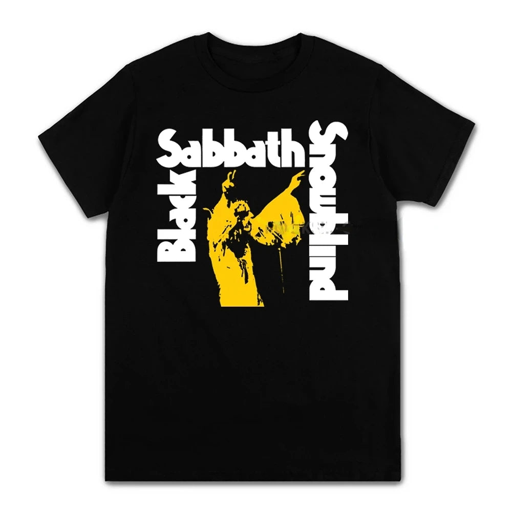 Black Metal Rock Band Graphic T-Shirt