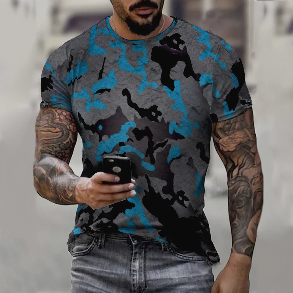Unisex Graffiti 3D Print T-Shirt