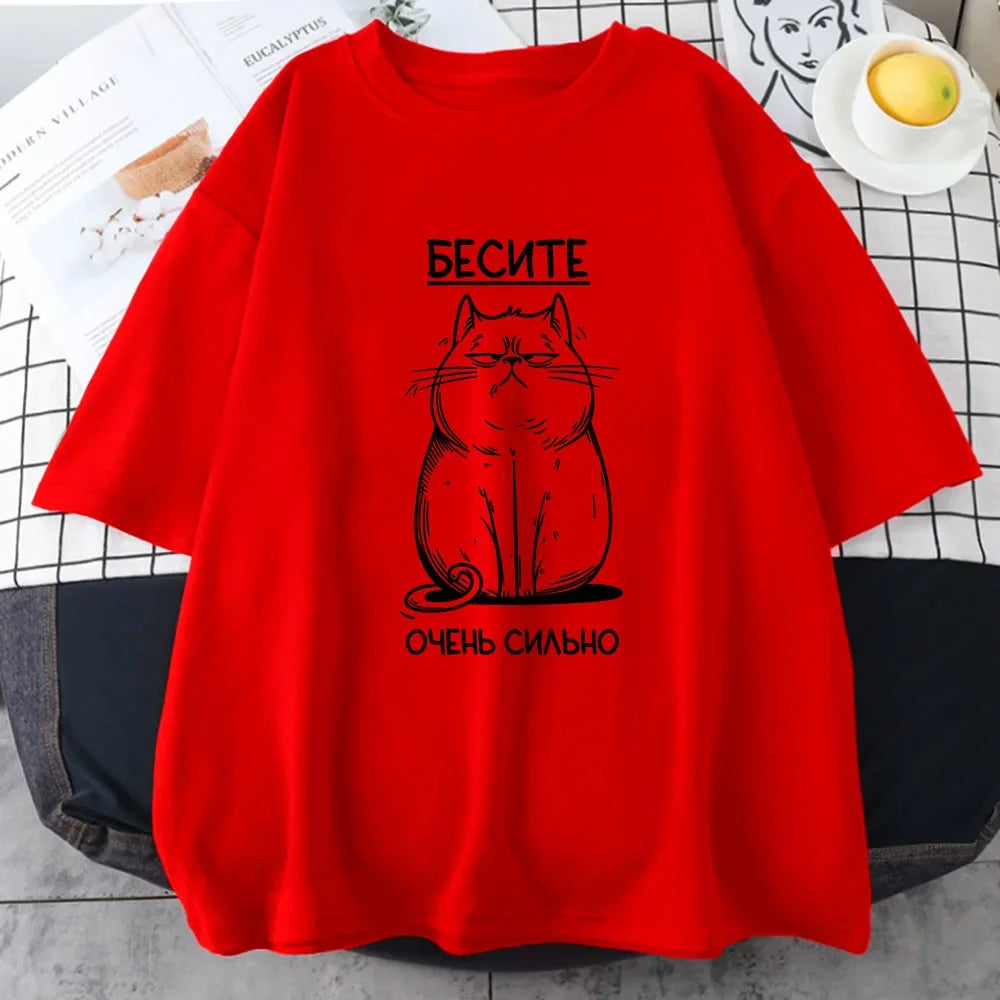 Cat Graphic Tee