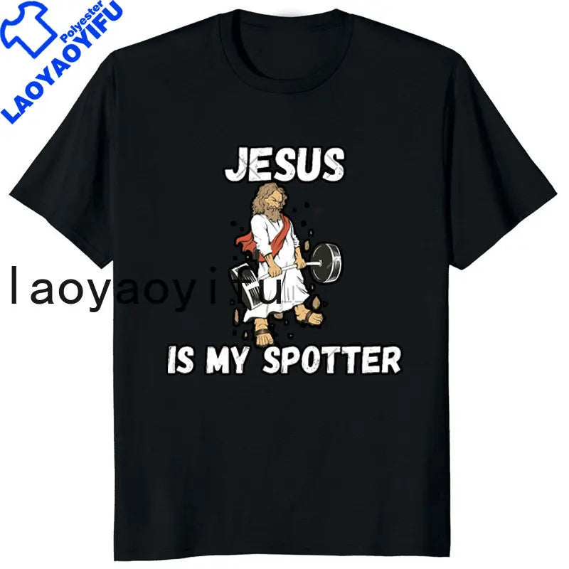 Retro Vintage Jesus Christ Gym T Shirts Men Pure Christian Faith Tee Top Short Sleeved Funny Printed Graphic Tshirt Gift