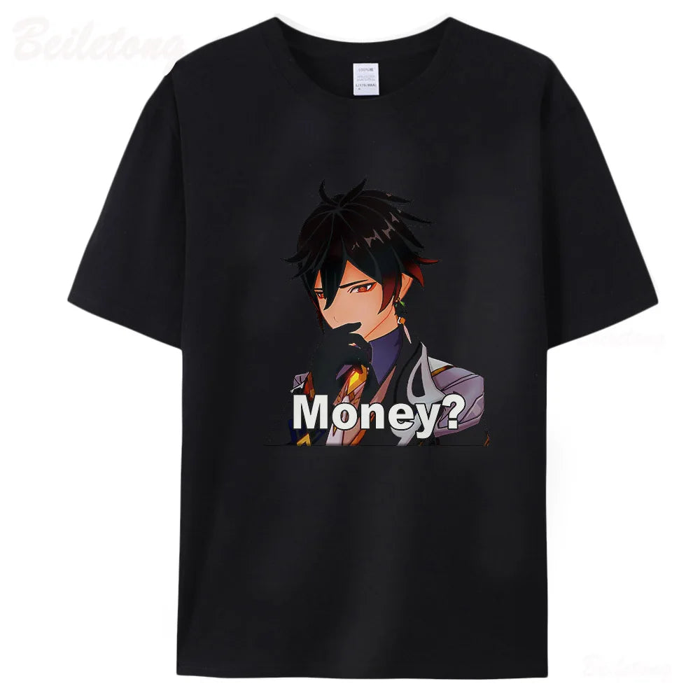 Women’s Genshin Impact Zhong Li T-Shirt | Cartoon Streetwear Tee