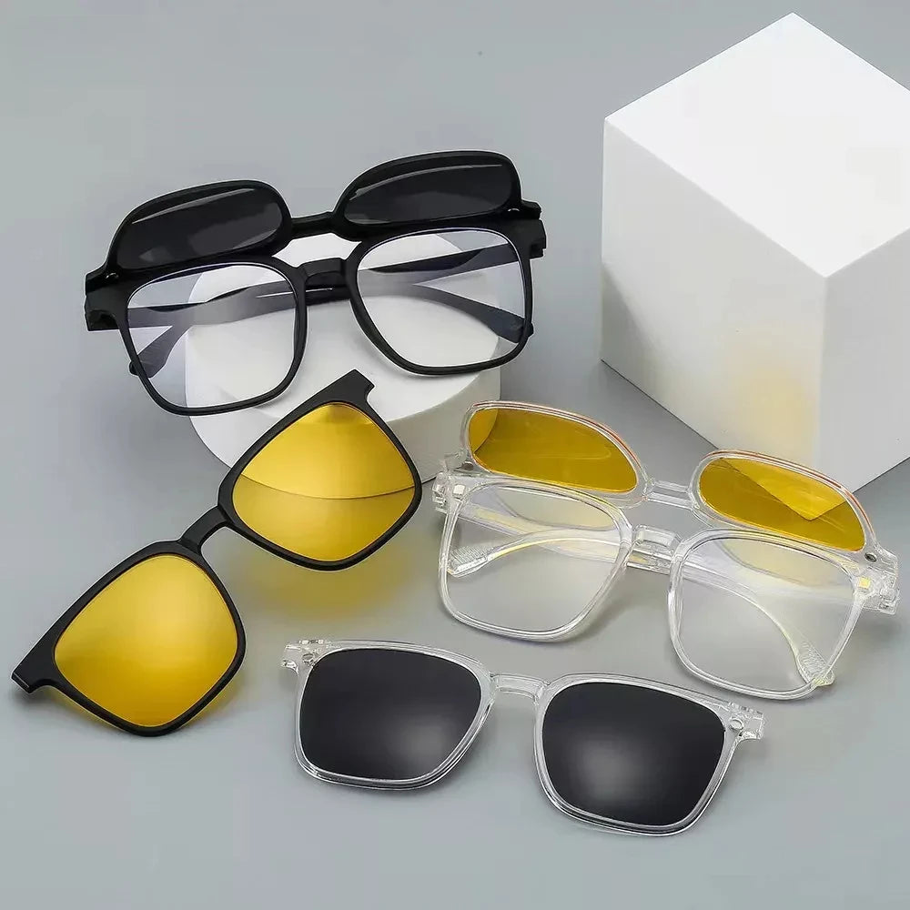 VICKY NEW IN Magnetic Clip-On Optical Myopia Glasses