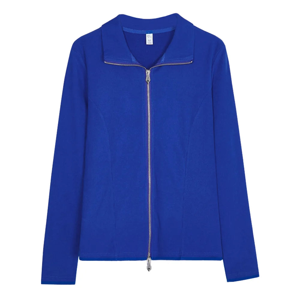 Women’s Turn-Down Collar Long Sleeve Top for Spring & Summer