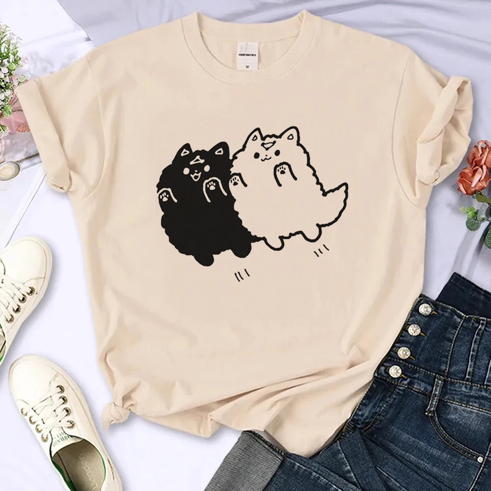 Tee women anime t shirt girl Japanese streetwear clothes