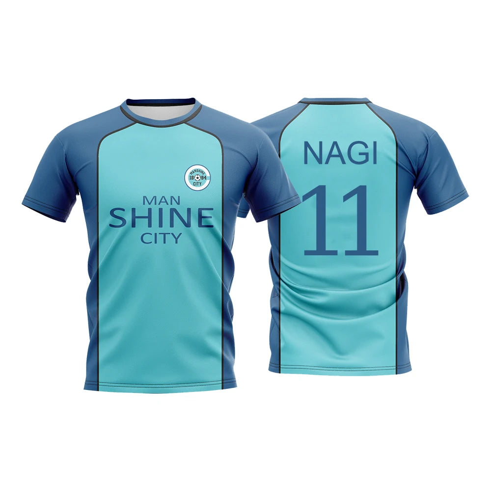 Blue Lock Anime Cosplay Jersey Graphic T-Shirt