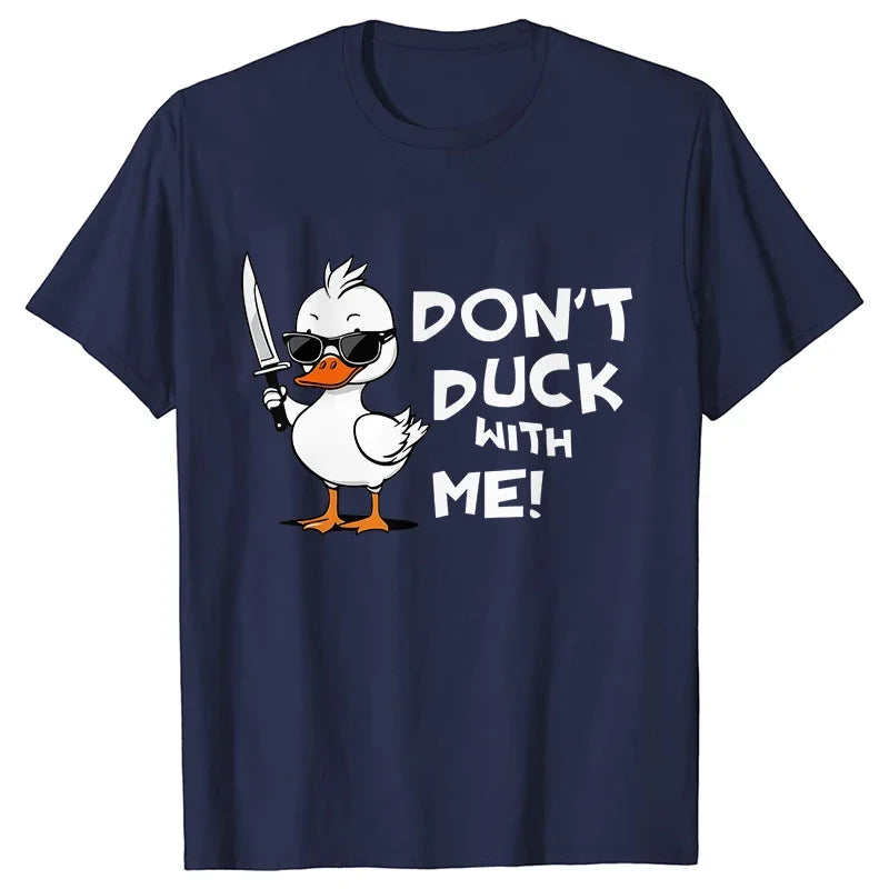 Duck With Knife Graphic T-Shirt | Men&