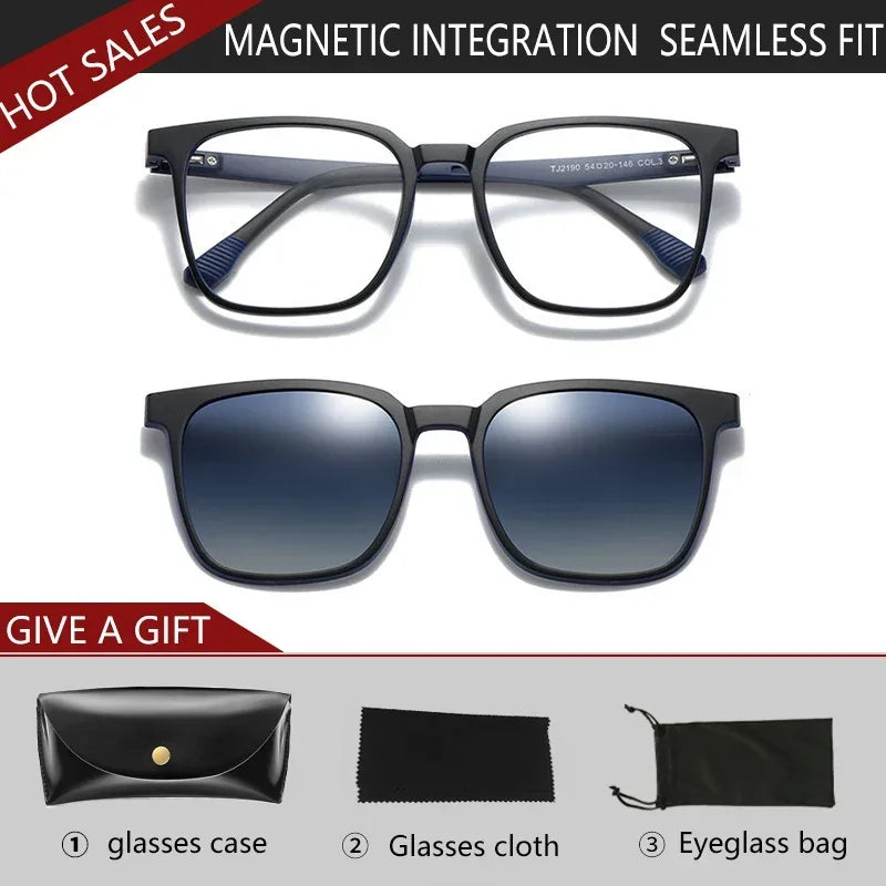 VICKY NEW IN Magnetic Clip-On Optical Myopia Glasses