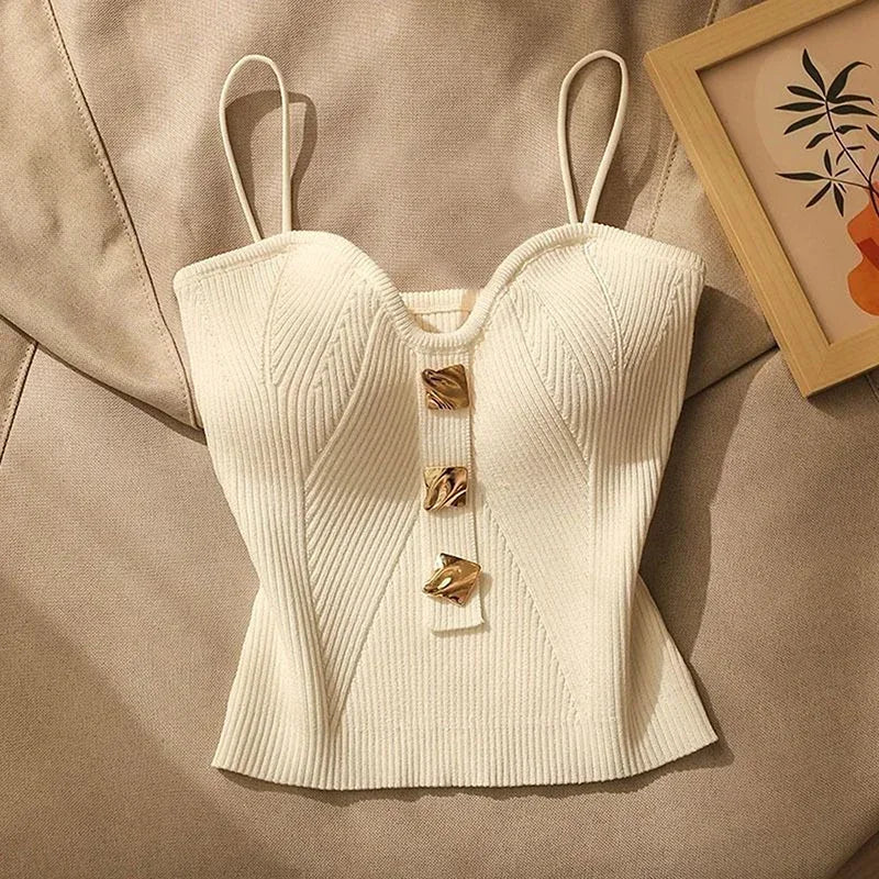 Summer Cross-Knit Suspender Women&