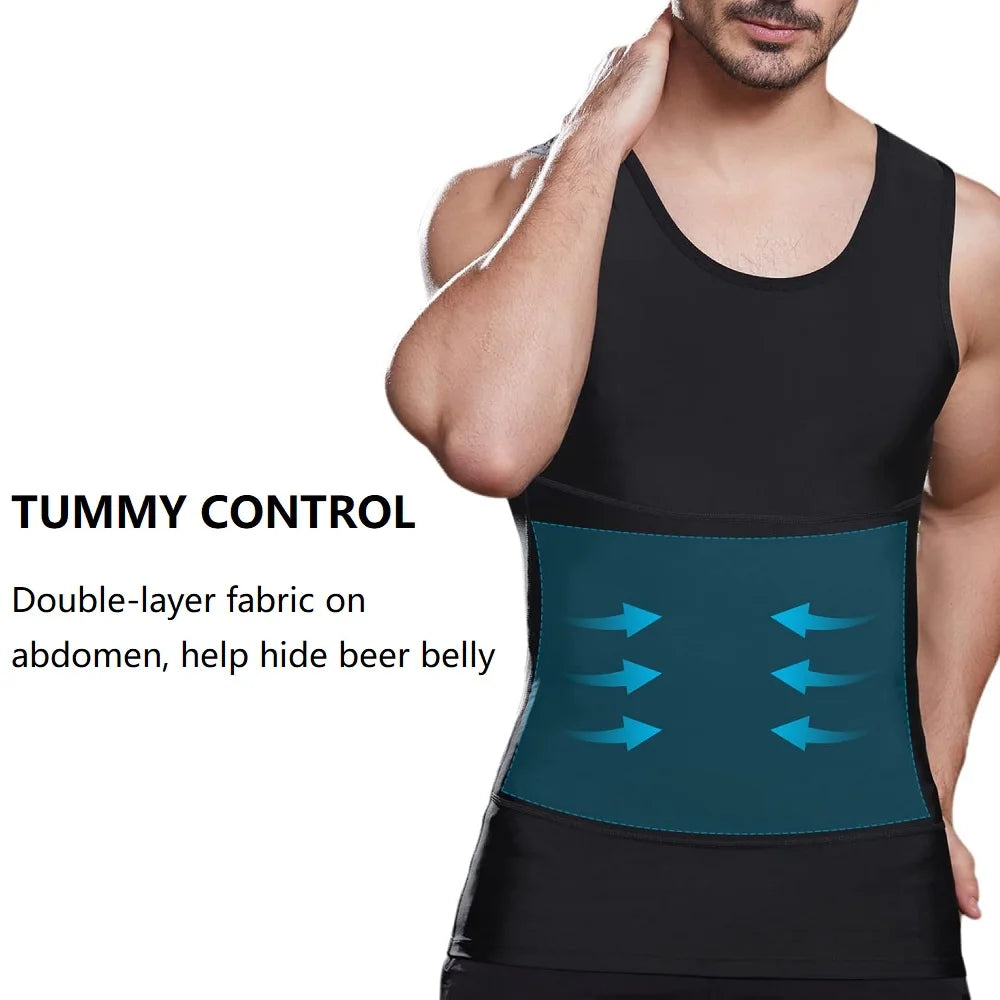 Men’s Compression Slimming Tank Top Vest