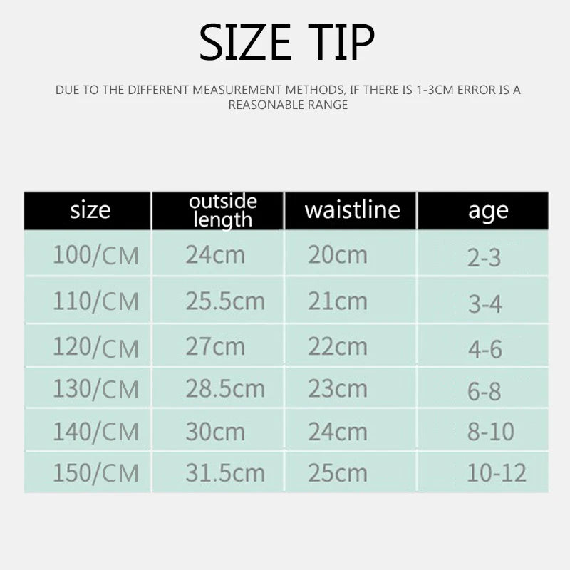 2Pcs Kids Girls Solid Color Cotton Leggings Safety Shorts